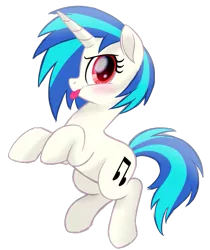 Size: 785x935 | Tagged: safe, artist:prince-lionel, deleted from derpibooru, derpibooru import, vinyl scratch, pony, unicorn, :p, blushing, female, mare, profile, red eyes, simple background, solo, tongue out, transparent background