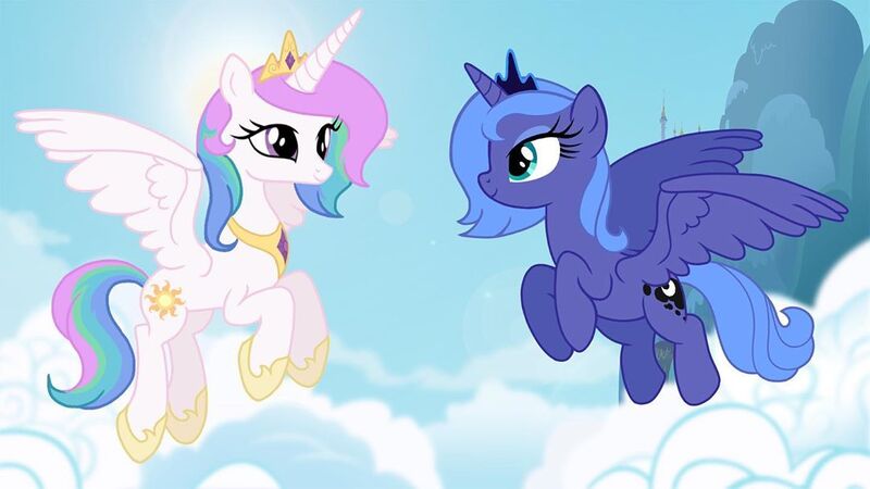 princess luna flying