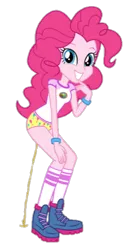 Size: 280x541 | Tagged: suggestive, artist:daarkenn, artist:imperfectxiii, artist:nightred15, derpibooru import, edit, pinkie pie, equestria girls, legend of everfree, clothes, female, fetish, panties, pissing, simple background, solo, solo female, transparent background, underwear, underwear edit, urine, watersports