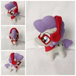 Size: 1024x1024 | Tagged: adorkable, artist:fleecefriendship, commission, cute, derpibooru import, dork, gaming headphones, headphones, headset, merchandise, mini, oc, oc:cinnabyte, plushie, safe, simple, unofficial characters only