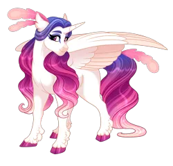 Size: 2619x2500 | Tagged: artist:gigason, derpibooru import, female, hybrid, interspecies offspring, magical lesbian spawn, oc, offspring, parent:princess celestia, parent:queen novo, parents:novolestia, safe, simple background, solo, transparent background