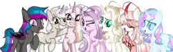 Size: 1751x528 | Tagged: safe, artist:memengla, derpibooru import, oc, oc:memengla, pony, unicorn, female