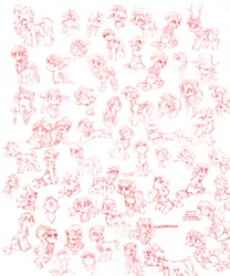 Size: 5000x6000 | Tagged: safe, artist:vanillaghosties, derpibooru import, applejack, bon bon, coco pommel, cozy glow, fluttershy, kerfuffle, lyra heartstrings, pinkie pie, princess skystar, rainbow dash, rarity, scootaloo, starlight glimmer, sunset shimmer, sweetie belle, sweetie drops, trixie, twilight sparkle, twilight sparkle (alicorn), alicorn, earth pony, pegasus, pony, unicorn, my little pony: the movie, bust, clothes, cocobetes, cozybetes, cute, dashabetes, diapinkes, diatrixes, female, filly, fufflebetes, glimmerbetes, hat, jackabetes, mane six, mare, monochrome, raribetes, shimmerbetes, shyabetes, simple background, sketch, skyabetes, trixie's hat, twiabetes