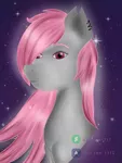 Size: 1200x1599 | Tagged: safe, artist:zerotwo1312, derpibooru import, oc, oc:valentin hundress, unofficial characters only, earth pony, pony, bust, ear piercing, earring, earth pony oc, jewelry, piercing, solo, watermark