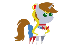 Size: 1280x937 | Tagged: safe, artist:aborrozakale, derpibooru import, oc, oc:littlepip, unofficial characters only, pony, unicorn, fallout equestria, fanfic, fanfic art, female, hooves, horn, mare, pointy ponies, sailor moon, simple background, solo, transparent background