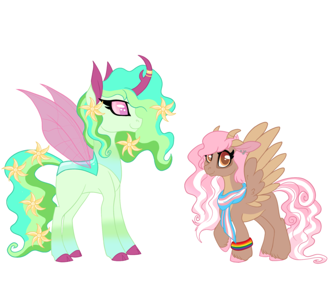 Size: 2100x1915 | Tagged: artist:angei-bites, changepony, clothes, derpibooru import, female, high res, hybrid, interspecies offspring, oc, offspring, parent:discord, parent:fluttershy, parents:discoshy, parent:thorax, safe, scarf, simple background, transparent background, unofficial characters only