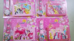 Size: 1283x720 | Tagged: safe, derpibooru import, applejack, desert rose, pinkie pie, princess cadance, rainbow dash, rarity, rarity (g3), royal bouquet, silver glow, tulip twinkle, twilight sparkle, wysteria, alicorn, breezie, earth pony, pegasus, unicorn, accessory theft, applejack's hat, bootleg, brunei, cowboy hat, g3, hat, wallet, watch