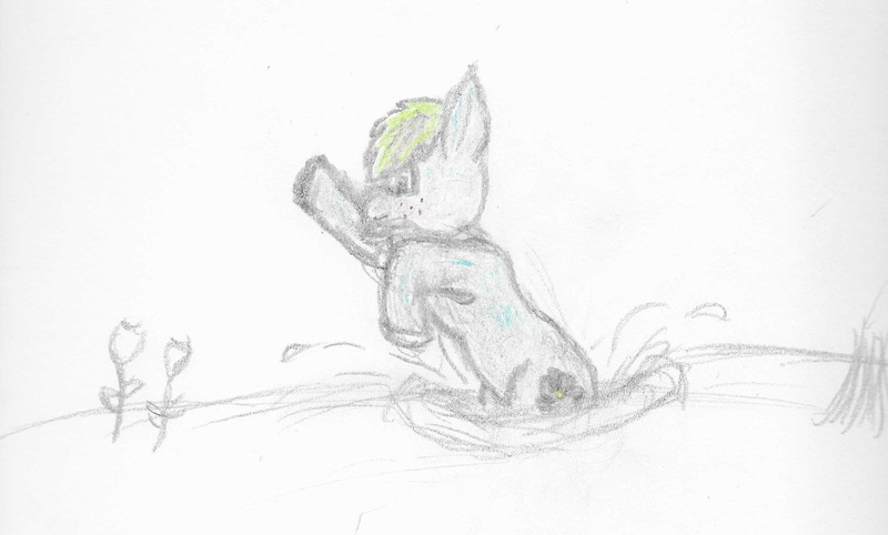 Size: 2000x1205 | Tagged: safe, artist:midnight-anomaly, derpibooru import, earth pony, pony, atg 2020, newbie artist training grounds, traditional art