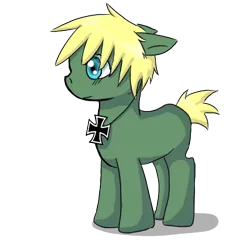 Size: 400x400 | Tagged: safe, artist:ask-pony-gerita, derpibooru import, ponified, earth pony, pony, colt, hetalia, jewelry, male, necklace, simple background, solo, stallion, transparent background