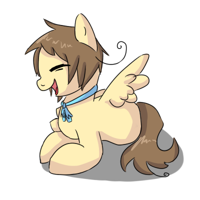 Size: 400x400 | Tagged: safe, artist:ask-pony-gerita, derpibooru import, ponified, pegasus, pony, eyes closed, hetalia, italy, open mouth, simple background, smiling, solo, transparent background