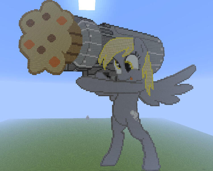 pixel art minecraft my little pony derpy