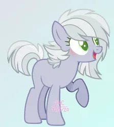 Size: 1280x1436 | Tagged: safe, artist:legendarty, derpibooru import, oc, earth pony, pony, base used, female, mare, offspring, parent:double diamond, parent:limestone pie, parents:limediamond, solo