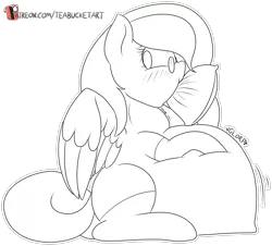 Size: 1298x1173 | Tagged: suggestive, artist:teabucket, deleted from derpibooru, derpibooru import, oc, oc:salad dressing, unofficial characters only, pegasus, pony, belly, belly on floor, big belly, endosoma, female, glasses, huge belly, mare, non-fatal vore, not fluttershy, object vore, patreon, patreon logo, pillow, simple background, solo, solo female, stuffing, swallowing, throat bulge, transparent background, vore