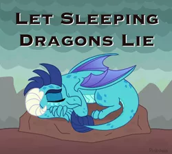 Size: 2000x1800 | Tagged: artist:pink-pone, derpibooru import, dragon, eyes closed, princess ember, proverb, safe, sleeping, solo