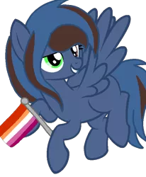 Size: 581x704 | Tagged: safe, artist:circuspaparazzi5678, derpibooru import, oc, oc:aaliyah, unofficial characters only, pegasus, pony, aaliyah, base used, female, lesbian, lesbian pride flag, pride, pride flag, pride month, requested art, simple background, solo, transparent background