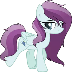 Size: 1024x1030 | Tagged: safe, artist:crystalponyart7669, derpibooru import, oc, oc:amethyst breeze, pegasus, pony, female, mare, simple background, solo, transparent background