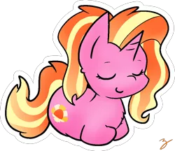 Size: 878x760 | Tagged: safe, artist:zutcha, derpibooru import, luster dawn, pony, unicorn, cute, female, lusterbetes, mare, ponyloaf, signature, simple background, smiling, solo, transparent background