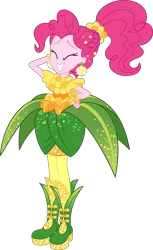 Size: 3870x6320 | Tagged: safe, artist:steyrrdash, derpibooru import, pinkie pie, equestria girls, equestria girls series, holidays unwrapped, spoiler:eqg series (season 2), clothes, cornucopia costumes, cute, diapinkes, o come all ye squashful, simple background, solo, transparent background, vector