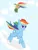 Size: 2400x3200 | Tagged: safe, artist:tomat-in-cup, derpibooru import, rainbow dash, oc, pegasus, pony, blue fur, blushing, body horror, cthulhu, deity lord, eldritch abomination, empowered pony, female, flying, food, image, incorrect eye color, lovecraftian deity, male, mare, multicolored mane, multicolored tail, png, poptart, rainbow tail, rainbow trail, shiny fur, shiny mane, tomboy, tsunderainbow, tsundere, wings