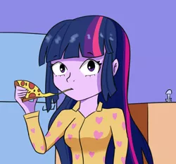 Size: 2104x1954 | Tagged: safe, artist:artiks, derpibooru import, twilight sparkle, twilight sparkle (alicorn), alicorn, equestria girls, atg 2020, female, food, meat, newbie artist training grounds, pepperoni, pepperoni pizza, pizza