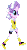 Size: 86x158 | Tagged: safe, artist:botchan-mlp, derpibooru import, diamond tiara, equestria girls, equestria girls series, animated, boots, clothes, gif, pixel art, shoes, simple background, skirt, solo, transparent background