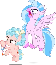 Size: 2571x2965 | Tagged: safe, artist:digimonlover101, artist:frownfactory, artist:n0kkun, artist:payback, artist:suramii, derpibooru import, edit, edited edit, editor:slayerbvc, vector edit, cozy glow, silverstream, hippogriff, pegasus, pony, what lies beneath, accessory theft, accessory-less edit, angry, cozy glow plays with fire, cute, diastreamies, evil, faic, female, filly, fire, flying, jewelry, madorable, match, missing accessory, necklace, pure concentrated unfiltered evil of the utmost potency, pure unfiltered evil, pyromaniac, simple background, transparent background, vector, wings