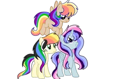 Size: 2102x1352 | Tagged: safe, artist:circuspaparazzi5678, derpibooru import, oc, unofficial characters only, alicorn, earth pony, pegasus, pony, base used, gay, male, omnisexual, pride, pride flag, pride month, pride ponies, simple background, straight ally, transparent background