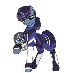 Size: 3600x3600 | Tagged: safe, artist:pony quarantine, derpibooru import, oc, oc:endzone, unofficial characters only, unicorn, american football, female, helmet, mare, simple background, solo, sports, transparent background