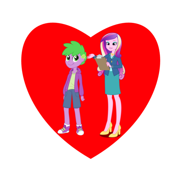 Size: 800x800 | Tagged: safe, derpibooru import, princess cadance, spike, human, equestria girls, dean cadance, female, heart, human spike, humanized, infidelity, male, shipping, shipping heart, simple background, spikedance, straight, transparent background