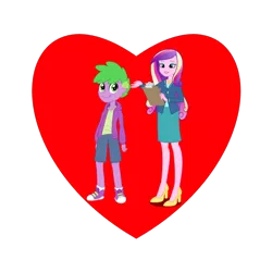 Size: 800x800 | Tagged: safe, derpibooru import, princess cadance, spike, human, equestria girls, dean cadance, female, heart, human spike, humanized, infidelity, male, shipping, shipping heart, simple background, spikedance, straight, transparent background