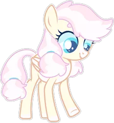 Size: 1312x1408 | Tagged: safe, artist:kurosawakuro, artist:lanternomega, derpibooru import, oc, unofficial characters only, pegasus, pony, base used, colored pupils, female, magical lesbian spawn, offspring, parent:fleur-de-lis, parent:fluttershy, simple background, solo, teenager, transparent background