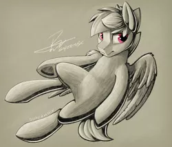 Size: 6000x5100 | Tagged: safe, artist:supermoix, derpibooru import, oc, oc:supermoix, pegasus, pony, sepia, solo, wings