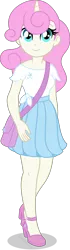 Size: 1263x4500 | Tagged: safe, artist:limedazzle, derpibooru import, twinkleshine, equestria girls, clothes, equestria girls-ified, horn, purse, shirt, simple background, skirt, solo, transparent background