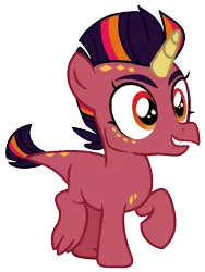 Size: 636x845 | Tagged: safe, artist:eonionic, derpibooru import, oc, oc:salamander, dracony, dragon, hybrid, pony, female, interspecies offspring, magical lesbian spawn, offspring, parent:princess ember, parent:twilight sparkle, parents:emberlight, simple background, solo, transparent background