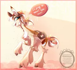 Size: 1024x933 | Tagged: safe, artist:manella-art, derpibooru import, oc, oc:coco, earth pony, pony, female, filly, offspring, parent:applejack, parent:caramel, parents:carajack, solo