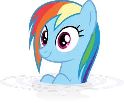 Size: 1085x902 | Tagged: safe, artist:sollace, derpibooru import, rainbow dash, pegasus, pony, deep tissue memories, spoiler:deep tissue memories, .svg available, cute, dashabetes, simple background, smiling, solo, svg, transparent background, vector, water, wet, wet mane, wet mane rainbow dash