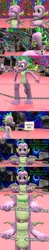 Size: 1920x9720 | Tagged: 3d, artist:papadragon69, breaking, breaking the fourth wall, chains, choice, comic, comic:spike's cyosa, cyoa, derpibooru import, dialogue, dragon, fourth wall, male, older, older spike, safe, sfm pony, source filmmaker, spike, teenager, teenage spike, winged spike