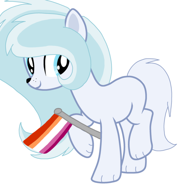 Size: 2265x2378 | Tagged: safe, artist:circuspaparazzi5678, derpibooru import, oc, oc:arctic breeze, unofficial characters only, arctic fox, earth pony, fox, pony, arctic fox pony, base used, female, lesbian, lesbian pride flag, paws, pride, pride flag, pride month, simple background, solo, transparent background