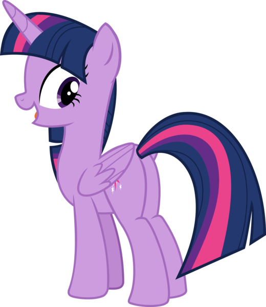 Size: 8080x9318 | Tagged: safe, artist:alandssparkle, derpibooru import, twilight sparkle, twilight sparkle (alicorn), alicorn, a horse shoe-in, butt, female, looking back, mare, plot, simple background, solo, transparent background, vector