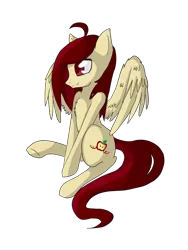 Size: 1200x1600 | Tagged: safe, artist:tomat-in-cup, derpibooru import, oc, oc:apple cider, unofficial characters only, pegasus, pony, pegasus oc, simple background, solo, transparent background, wings