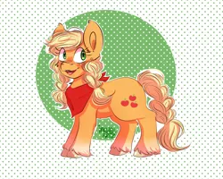 Size: 7000x5600 | Tagged: safe, artist:compassrose0425, artist:inkwellartz, derpibooru import, applejack, earth pony, pony, bandana, solo