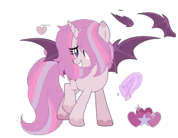 Size: 5952x4624 | Tagged: safe, artist:stardazedsky, derpibooru import, oc, oc:acid rain, alicorn, bat pony, bat pony alicorn, pony, absurd resolution, bat wings, female, horn, mare, simple background, solo, transparent background, wings