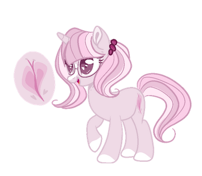 Size: 400x348 | Tagged: safe, artist:rose-moonlightowo, derpibooru import, oc, unofficial characters only, pony, unicorn, female, glasses, magic, magical lesbian spawn, mare, offspring, parent:fluttershy, parent:twilight sparkle, parents:twishy, simple background, solo, transparent background