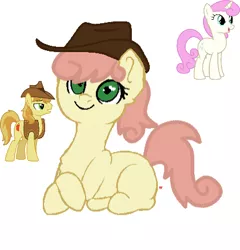 Size: 415x432 | Tagged: artist:springeta, braeburn, braeshine, derpibooru import, female, male, oc, offspring, parent:braeburn, parents:braeshine, parent:twinkleshine, safe, shipping, straight, twinkleshine