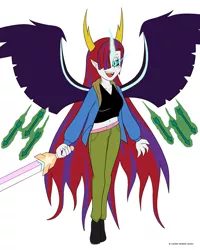 Size: 1280x1600 | Tagged: safe, artist:cadenreigns, derpibooru import, twilight sparkle, human, equestria girls, adventure time, connie maheswaran, crossover, ed edd n eddy, female, fusion, hair over one eye, hekapoo, huntress wizard, marie kanker, midnight sparkle, sans (undertale), star vs the forces of evil, steven universe, undertale