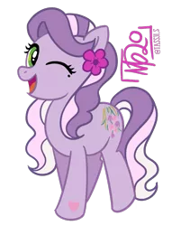 Size: 889x1103 | Tagged: safe, artist:tassji-s, derpibooru import, wysteria, pony, g3, g3 to g4, generation leap, simple background, solo, transparent background