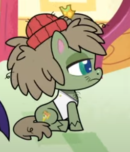 Size: 266x311 | Tagged: safe, derpibooru import, screencap, dishwater slog, pony, my little pony: pony life, the best of the worst, spoiler:pony life s01e02, chest hair, cropped, cute, waterbetes, wifebeater