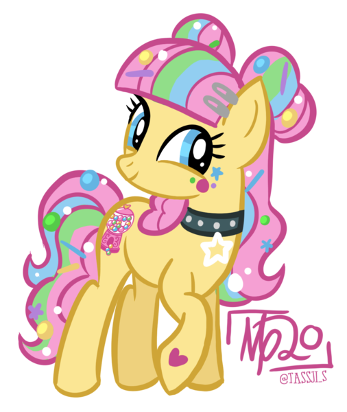 Size: 1071x1271 | Tagged: safe, artist:tassji-s, derpibooru import, pretty pop, pony, g3, g3 to g4, generation leap, solo