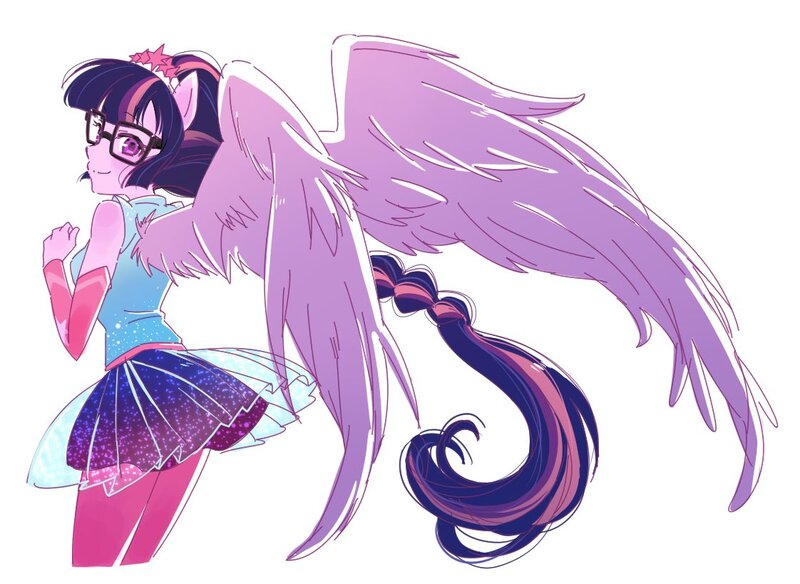 Size: 1122x819 | Tagged: safe, artist:5mmumm5, derpibooru import, sci-twi, twilight sparkle, equestria girls, equestria girls series, female, scitwilicorn, wings