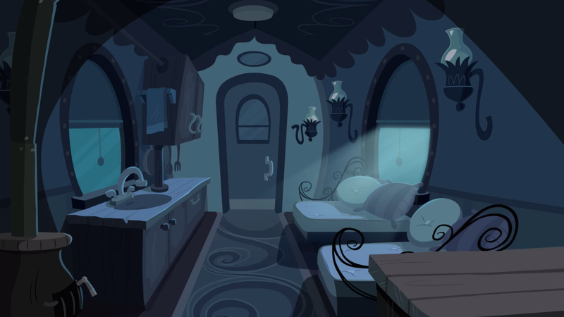 Size: 2000x1125 | Tagged: caboose (train), dark, derpibooru import, lamp, mmmystery on the friendship express, no pony, safe, screencap, sink, train cabin